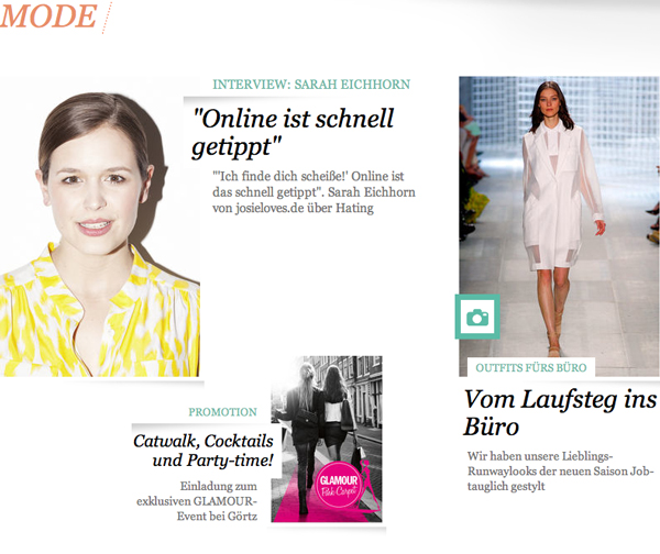 #Smilestorm: Mein Interview auf Glamour.de