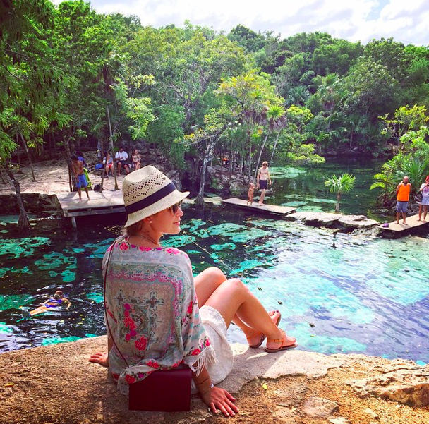 Cenote Ik Kil und Cenote Azul auf der Halbinsel Yucatán in Mexiko